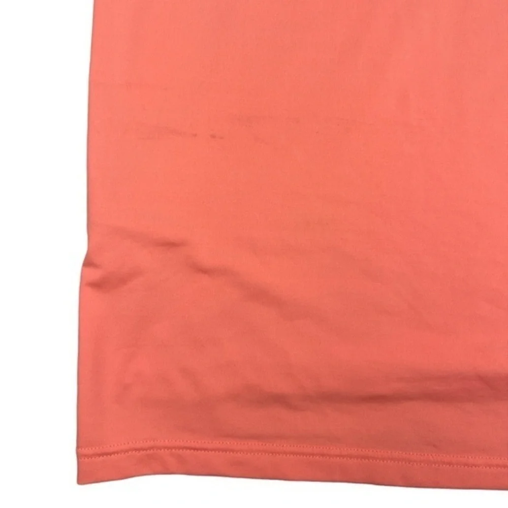 Ralph Lauren RLX Shirt‎ Mens Large Orange Short Sleeve Polo Golf Wicking READ!